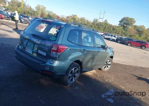 2017 Subaru Forester 2.5I z USA, uszkodzony, nr VIN JF2SJABC5HH496432